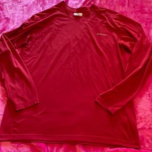 Mens long sleeve Columbia shirt
